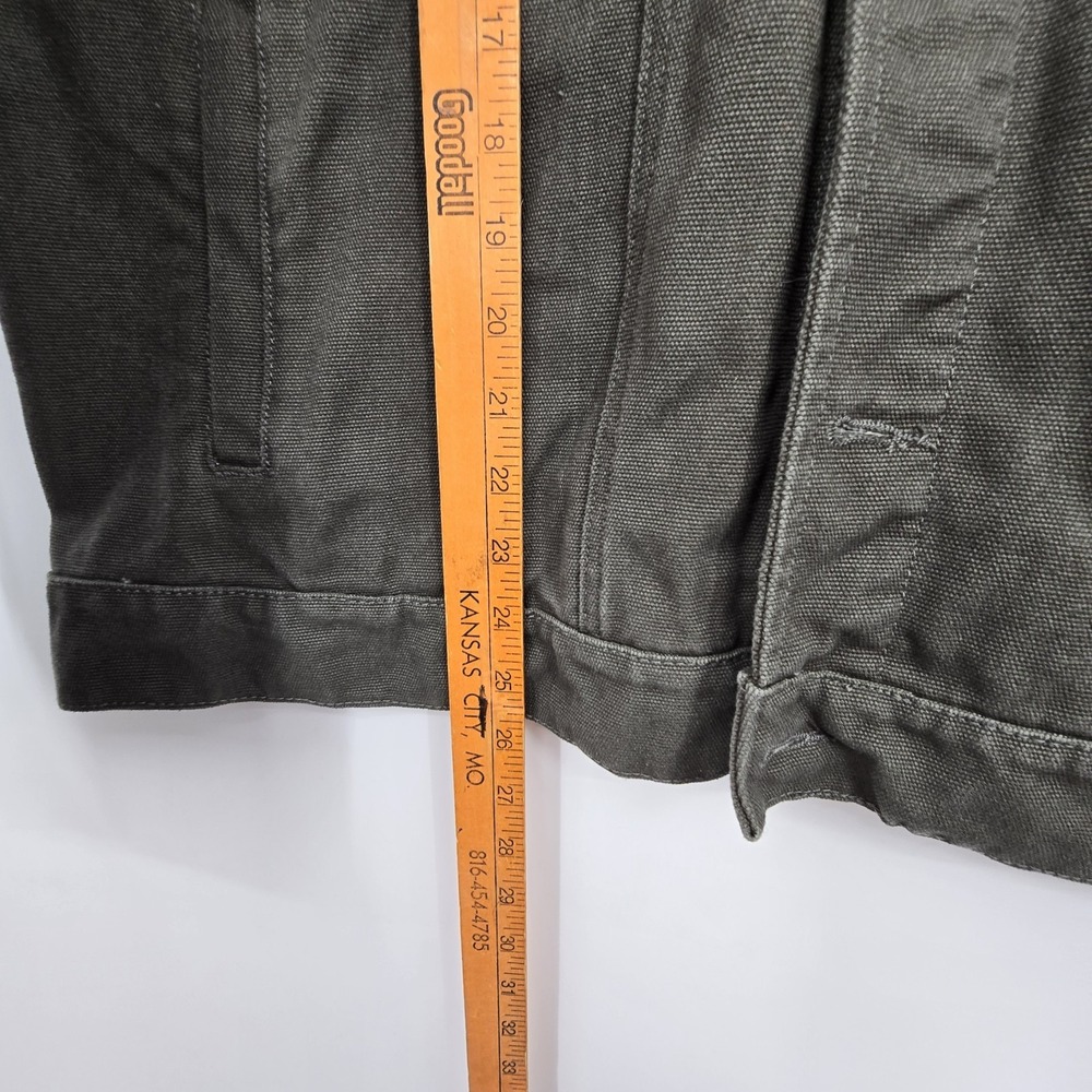 Line of Trade The Montana Canvas Trucker Jacket Men 2XL Ranger Green Casual Work - Picture 8 of 12